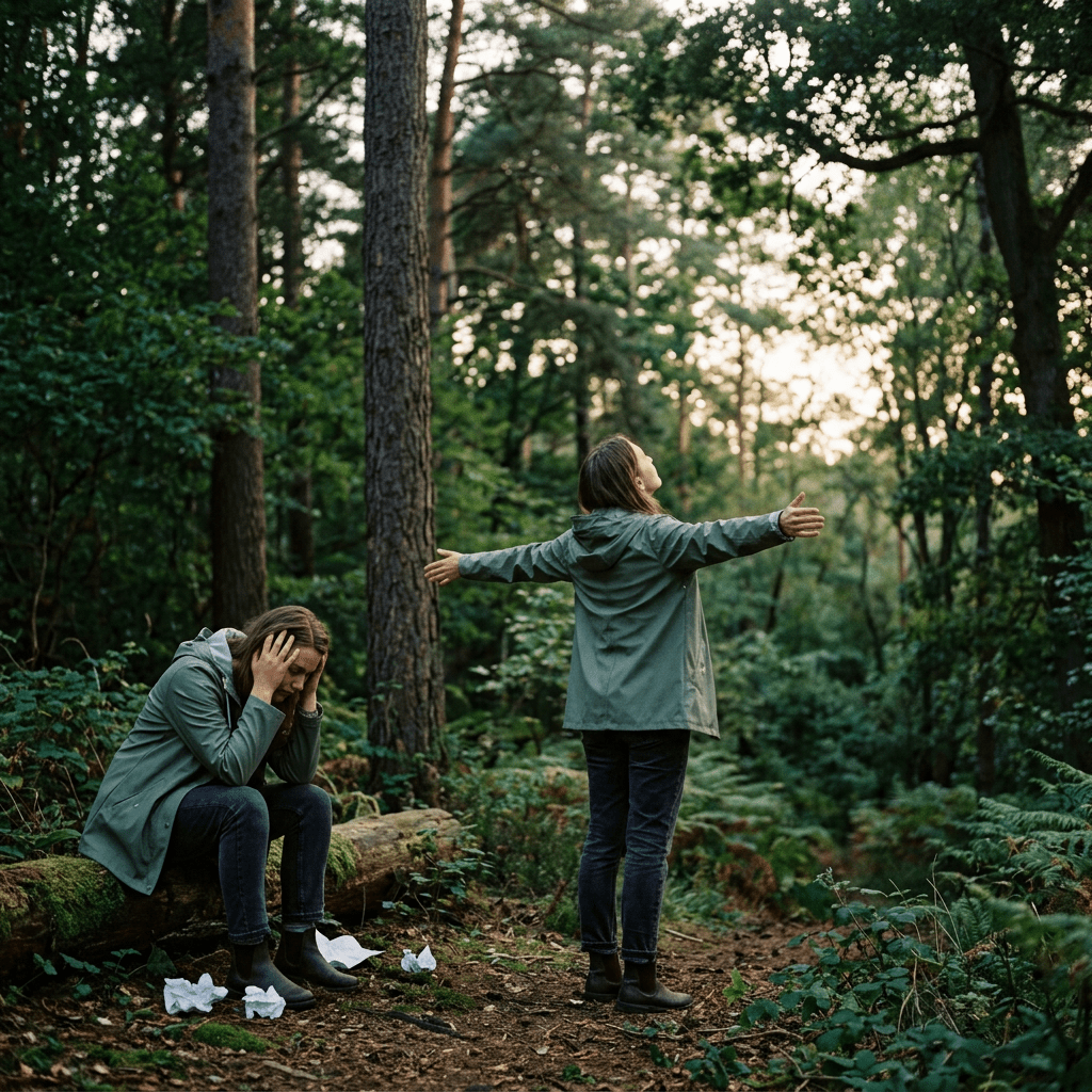 Illustration surcharge mentale apaisement hypnose et gestion des émotions