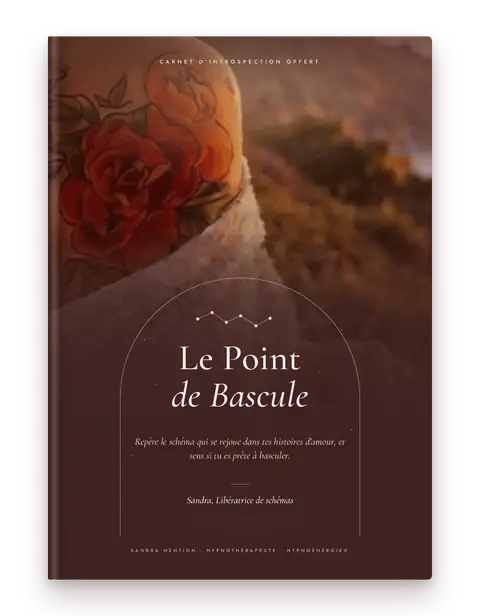 Carnet offert Le Point de Bascule de Sandra Mention