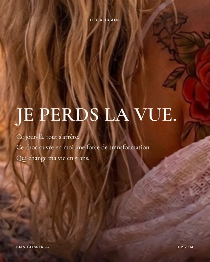Il y a 13 ans, je perds la vue : le choc qui a transformé la vie de Sandra Mention