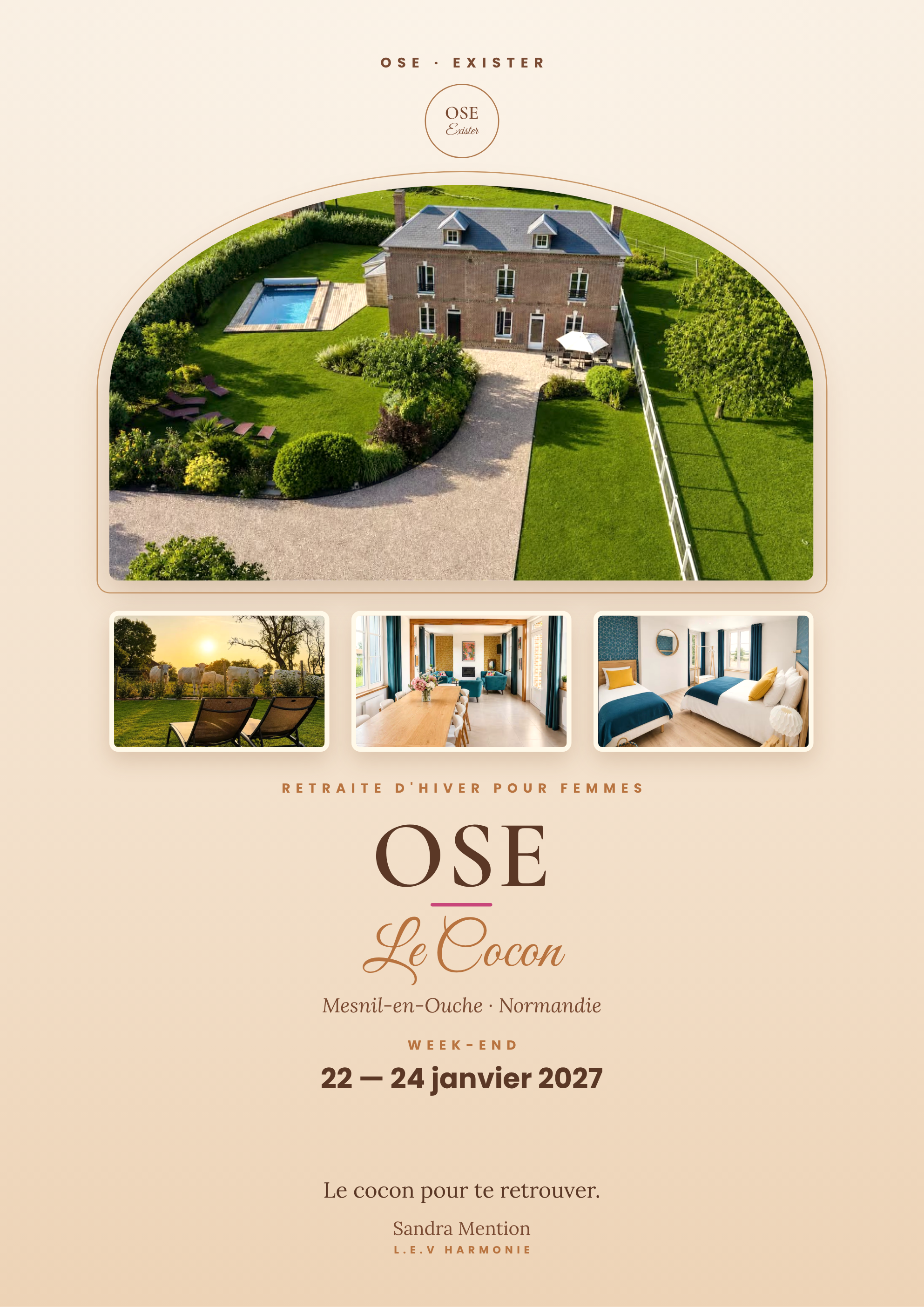 Retraite Ose Le Cocon – hiver en Normandie